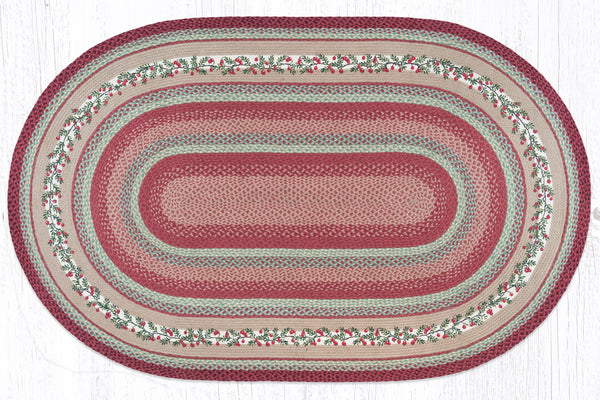 OP-390 Cranberries Oval Patch 5'x8'