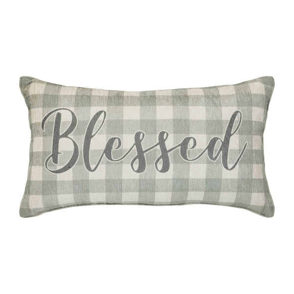 Celebrate Grace Blessed Pillow 7x13