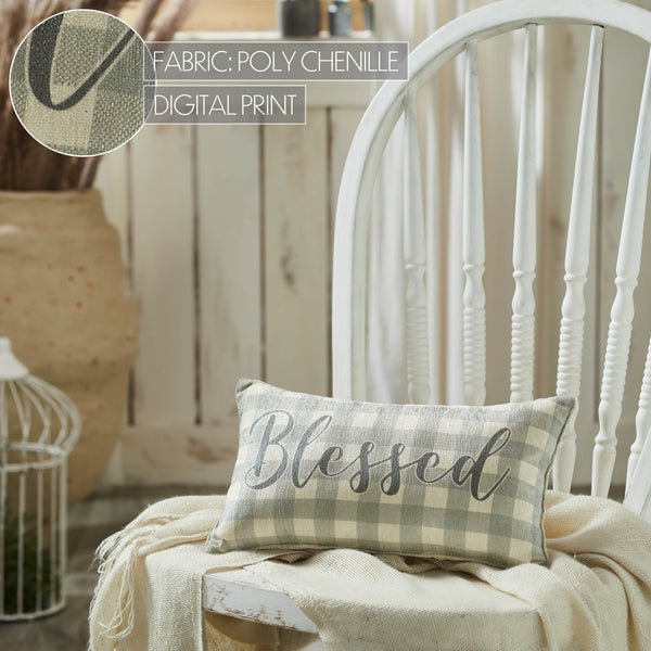 Celebrate Grace Blessed Pillow 7x13