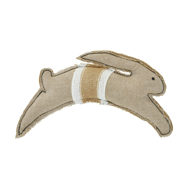 Spring In Bloom Leaping Bunny Pillow 6.6x10