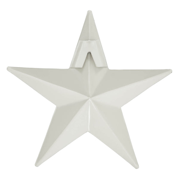 Metal Star Creme Distressed 4x4