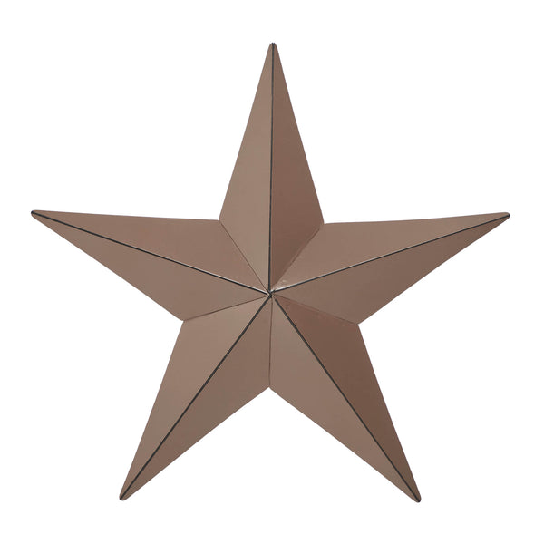 Metal Star Rust Brown Distressed 8x8