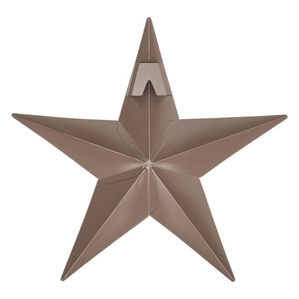 Metal Star Rust Brown Distressed 8x8