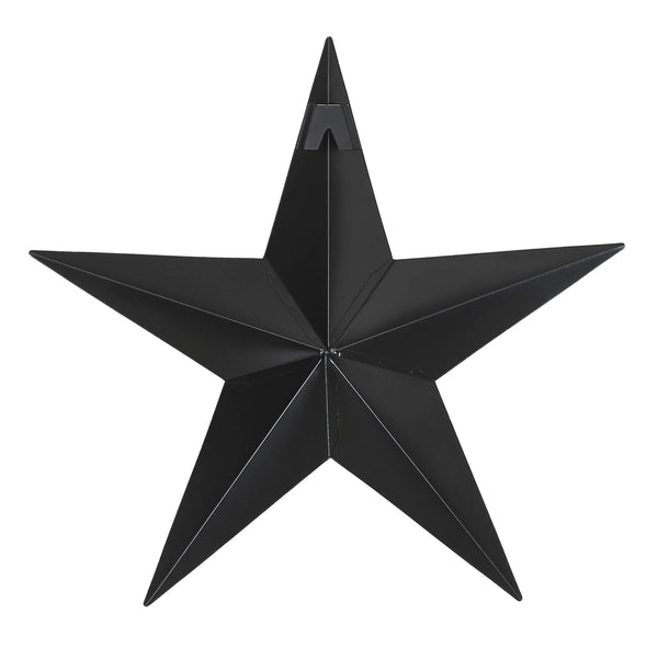 Metal Star Black Distressed 12x12
