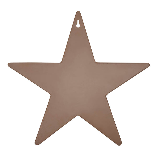 Metal Star w/ Pocket Rust Brown Distressed 12x12