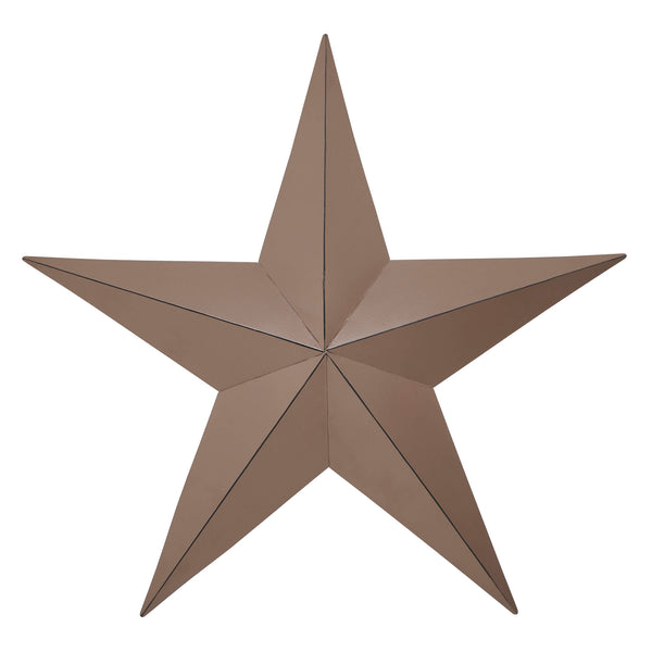 Metal Star Rust Brown Distressed 18x18