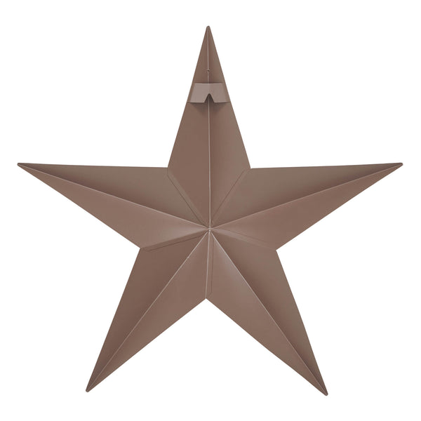 Metal Star Rust Brown Distressed 18x18