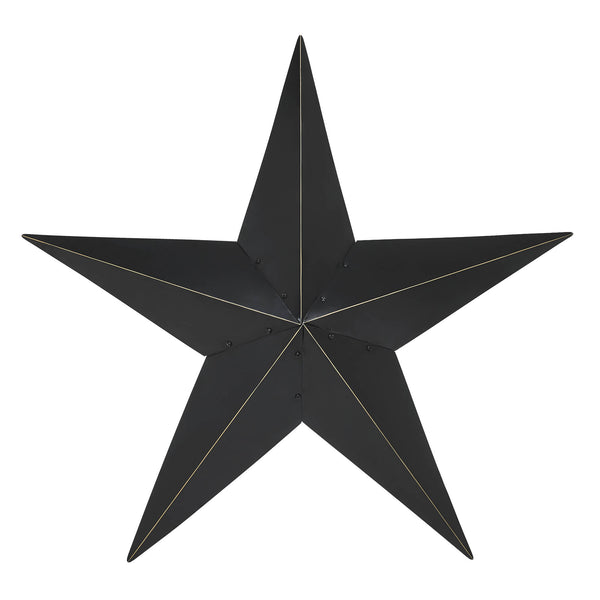 Metal Star Black Distressed 36x36