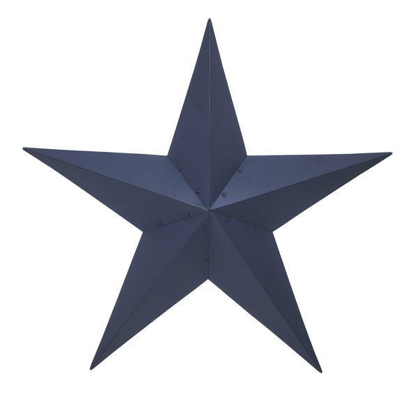 Metal Star Navy Distressed 36x36