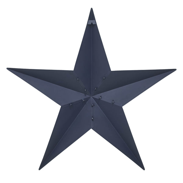 Metal Star Navy Distressed 36x36
