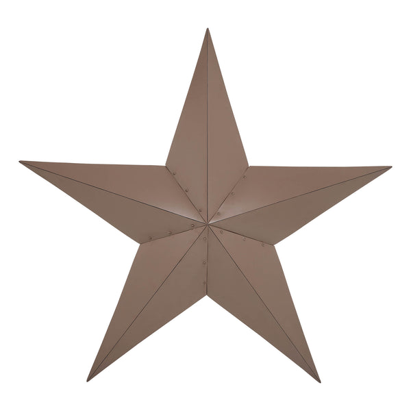 Metal Star Rust Brown Distressed 48x48