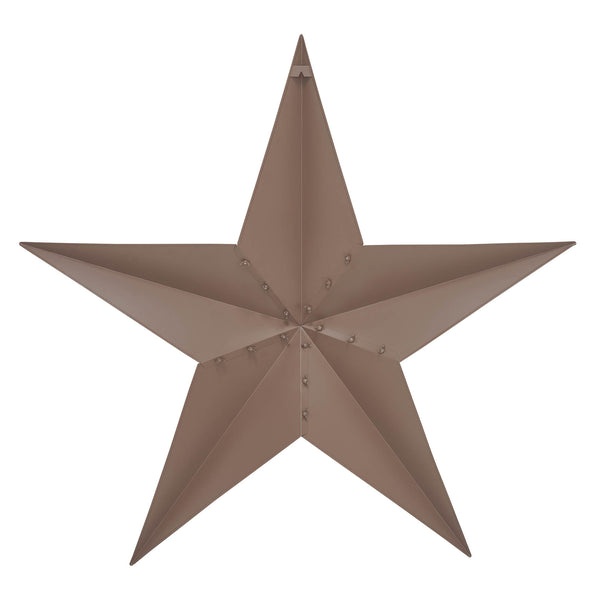 Metal Star Rust Brown Distressed 48x48