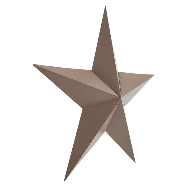 Metal Star Rust Brown Distressed 48x48
