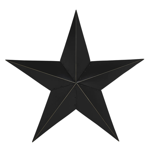 Metal Star Black Distressed 48x48