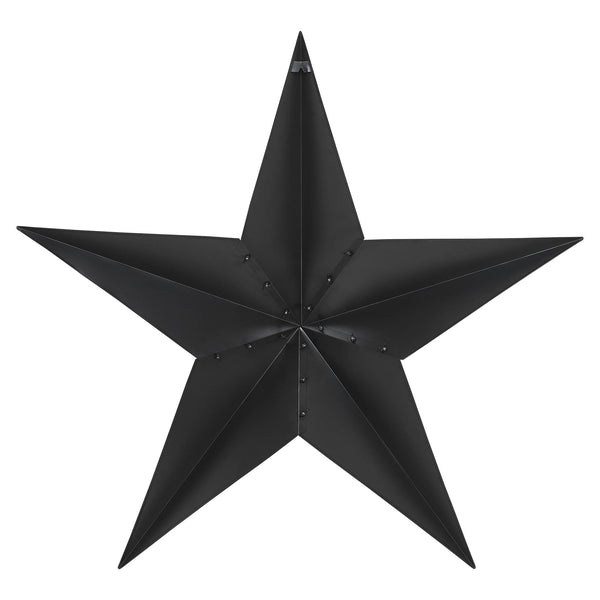Metal Star Black Distressed 48x48