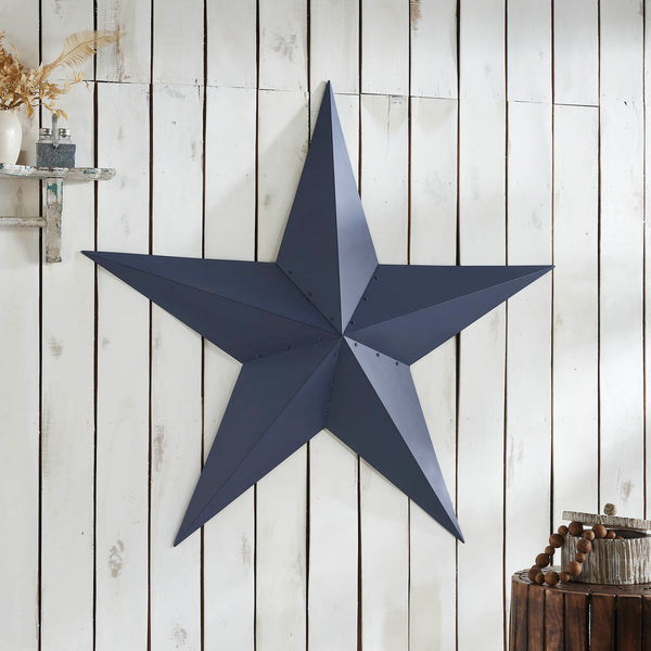 Metal Star Navy Distressed 48x48