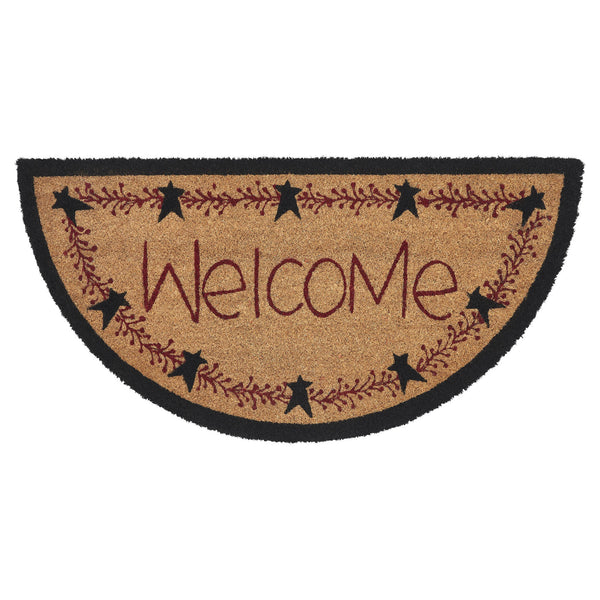Pip Vinestar Coir Welcome Rug Half Circle 16.5x33