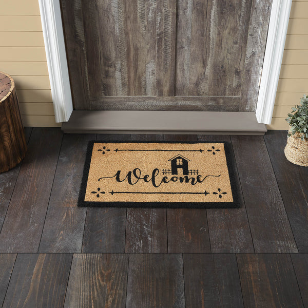 Saltbox Coir Welcome Rug Rect 20x30