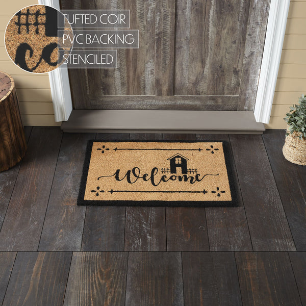 Saltbox Coir Welcome Rug Rect 20x30