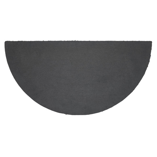 Raven Stars Coir Rug Half Circle 16.5x33