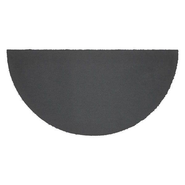 Raven Stars Coir Welcome Rug Half Circle 16.5x33