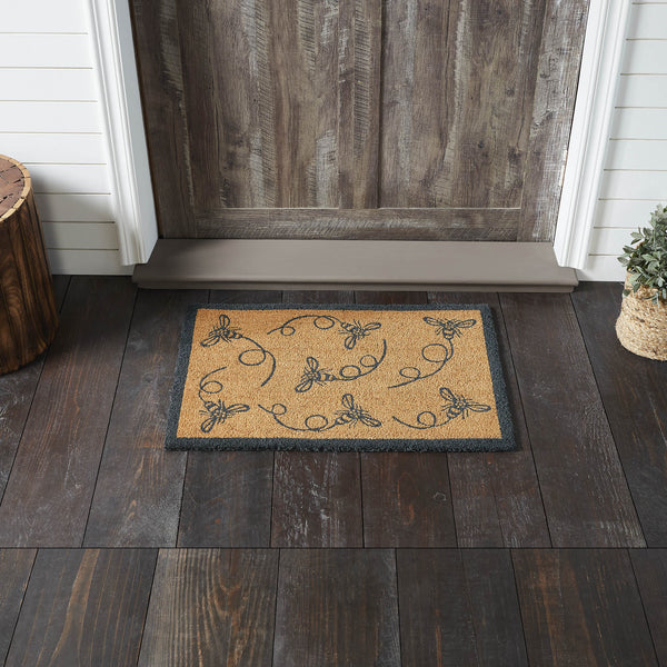Buzzy Bees Coir Rug Rect 20x30