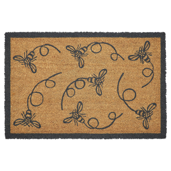 Buzzy Bees Coir Rug Rect 20x30