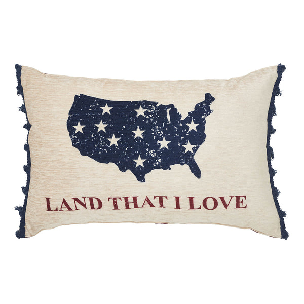 Land That I Love Pillow 14x22