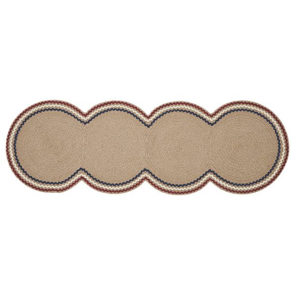 Red White Blue Ric Rac Runner 12x36