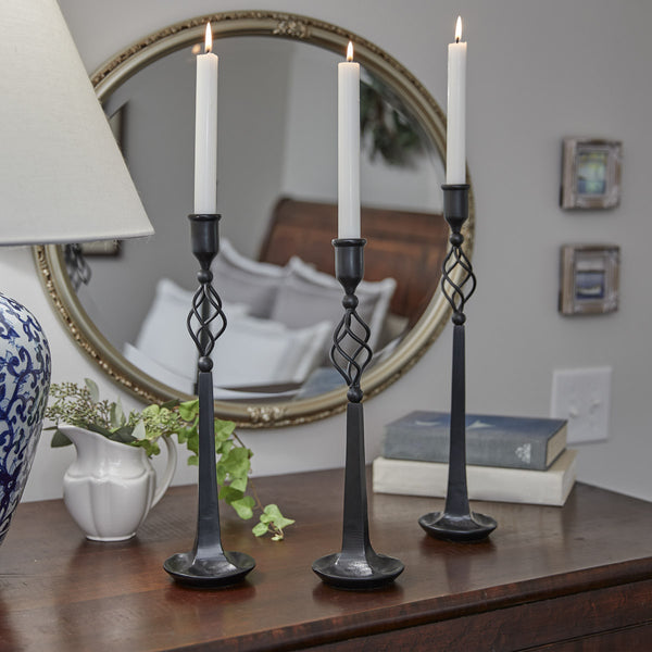 Vintage Taper Holders Set of 3