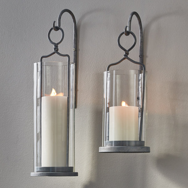 Vintage Hanging Pillar Holder Short