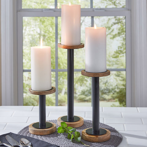 Urban Farmhouse Candle Holder Tall