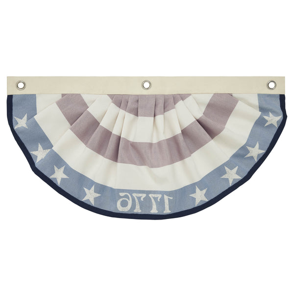 My Country 1776 USA Bunting Flag 12x24