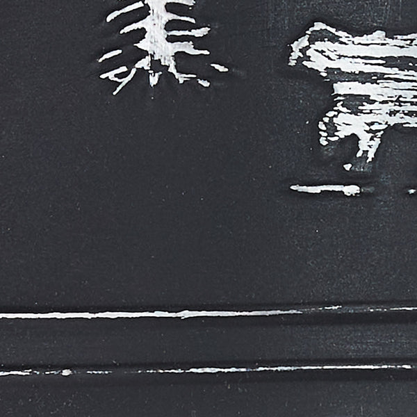 Black Bear Embossed Metal Lampshade- 10"