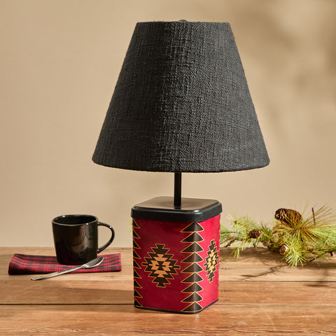 Red Dawn Lamp with Shade