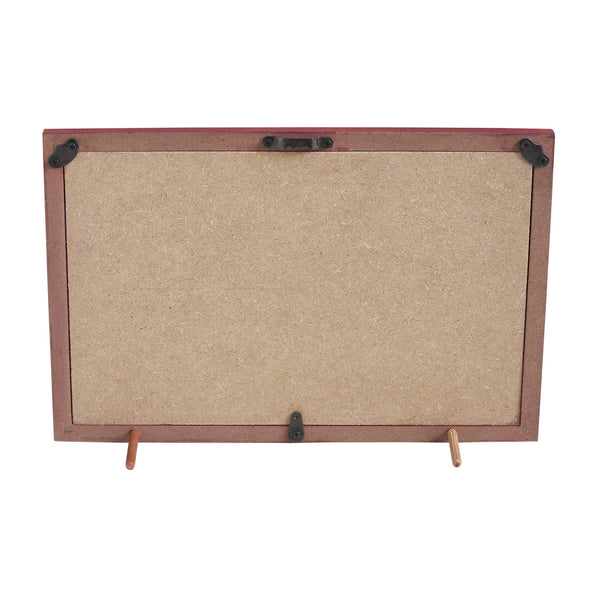 Shiplap God Bless America Red Truck Bunting & Fireworks MDF Wall Sign 8x12