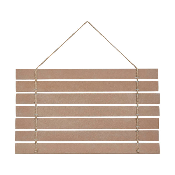 USA Flag Stacked MDF Wall Hanging 12x20