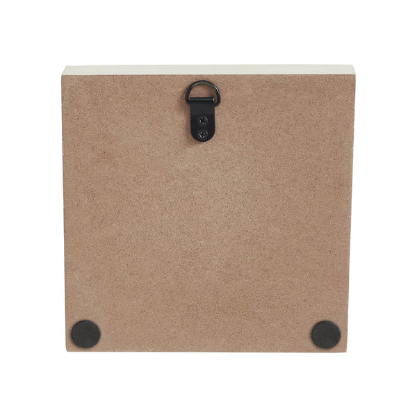 God Bless America White Blue Red MDF Block Sign 6x6x1