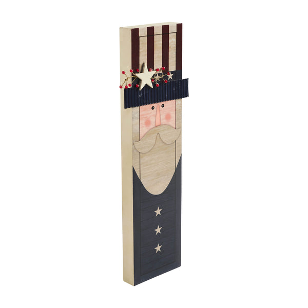 Uncle Sam MDF Block Sign 15x5x1