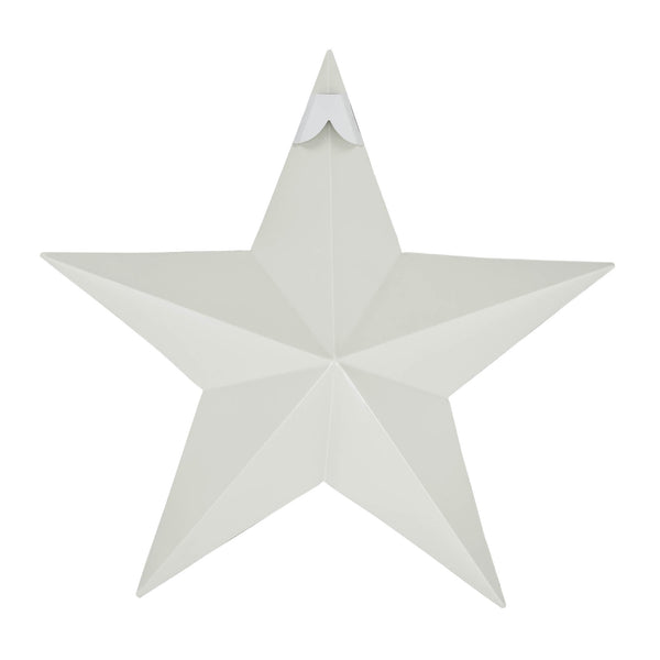 Painted Metal American Flag Theme Star 8x8