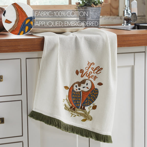 Fall Harvest Absorbent Cotton Kitchen Tea Towel 19x28 Seasonal Farmhouse Dish Towel Home Decor