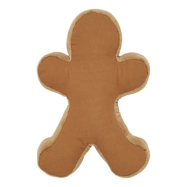Mr. Gingerbread Appliqued Pillow 18x12