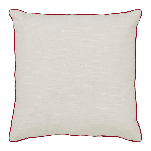 Candy Cane & Holly Pillow 18x18