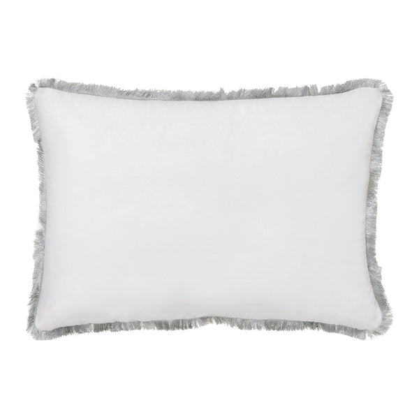 White Christmas Silver and Gold Embroidered Pillow with Beads 14x20