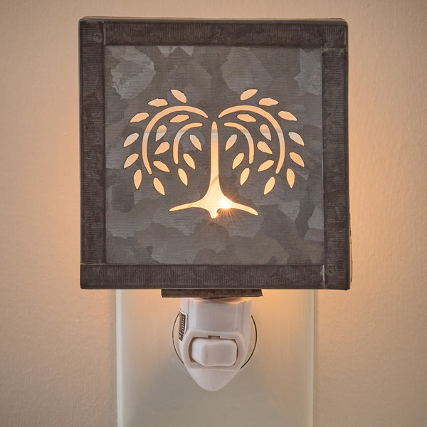 Willow Tree Night Light – Rustic Primitive Night Lighting by Park Designs