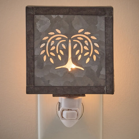 Willow Tree Night Light – Rustic Primitive Night Lighting by Park Designs