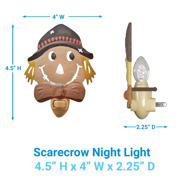 Scarecrow Night Light – Primitive Fall Plug-In Accent Light
