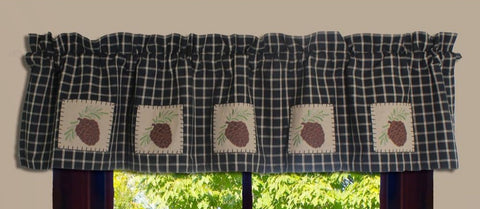 Pinecone Patch Valance 60X15.5