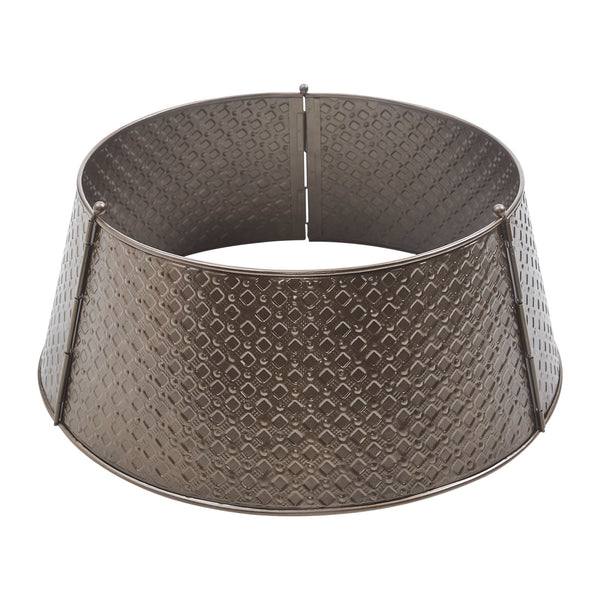 Lattice Metal Tree Collar Bronze 8x20x20