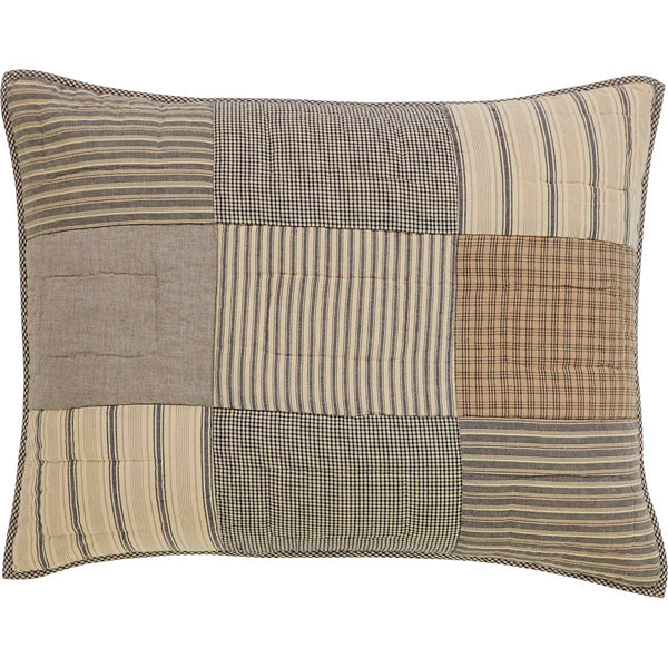 Sawyer Mill Charcoal Queen Quilt Set; 1-Quilt 90Wx90L w/2 Shams 21x27 5pc Bundle (Quilt-Shams, Pillow Cases)